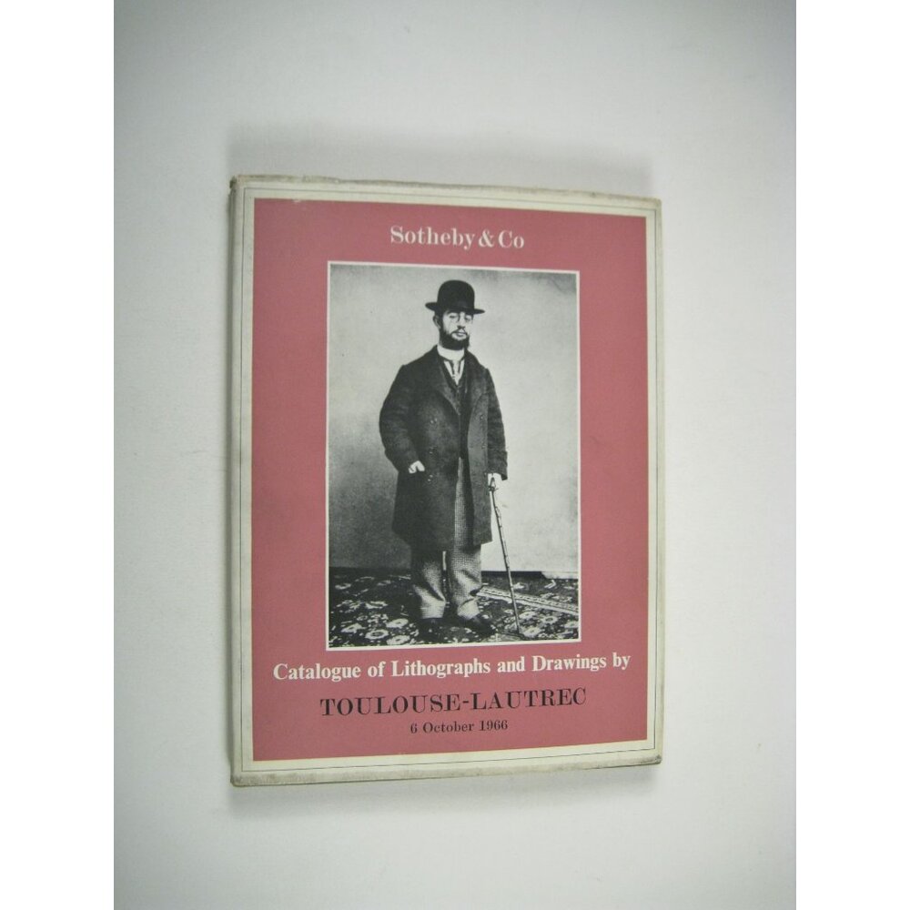 Sotheby Auction Catalog Lithographs Drawings Toulouse-Lautrec 1966 Art